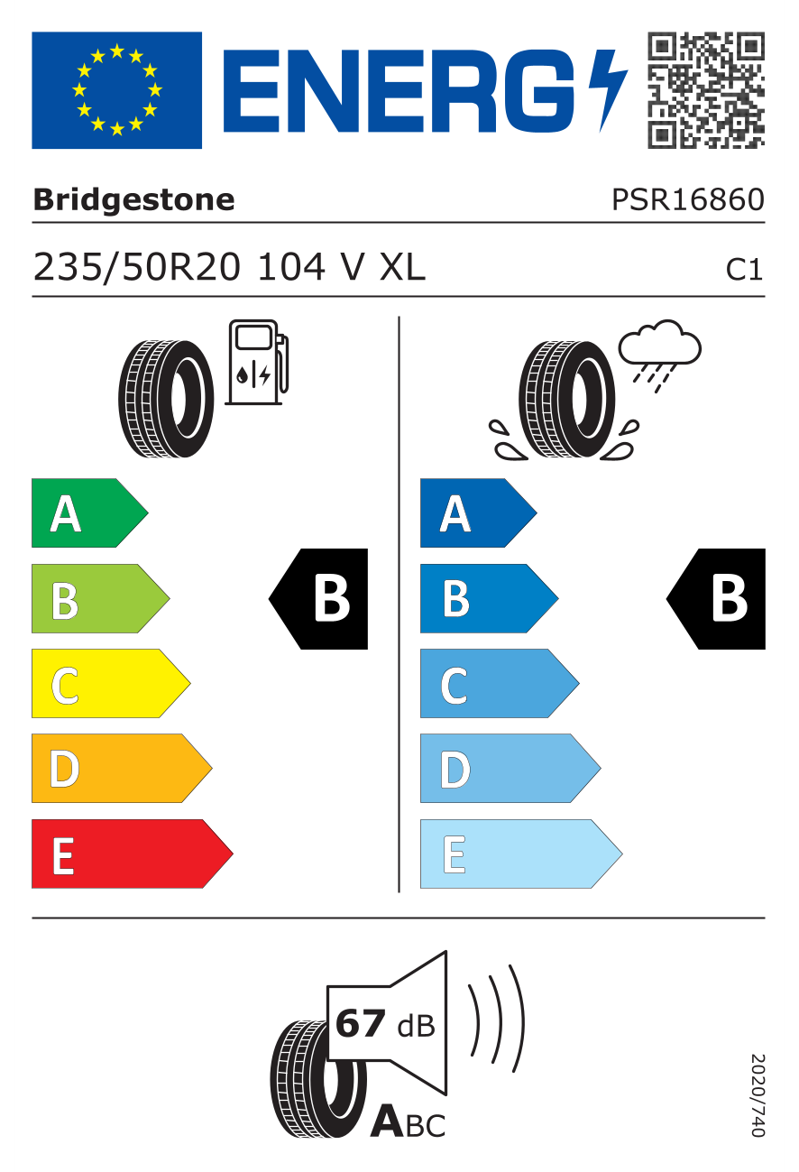 Image of tyre specifications with eprel code 1144531